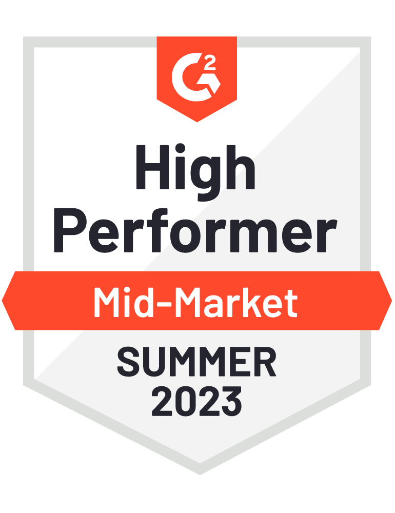 G2 high performer logo