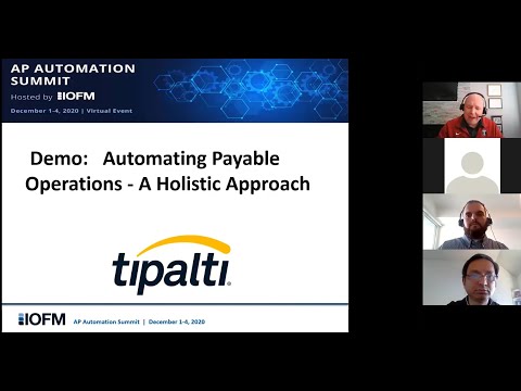 Automating Payable Operations - A Holistic Approach.  Tipalti