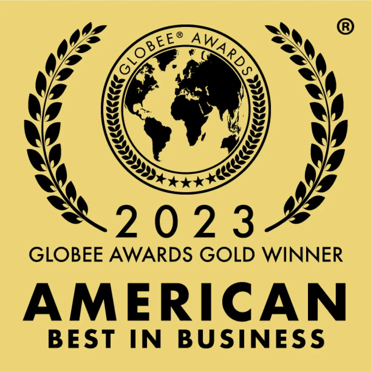A grayscale image featuring a badge with the text "The SaaS Awards" and "Finalist 2023" along with an icon of a ribbon.