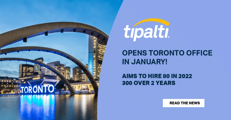 Tipalti Announces New Offices in Vancouver, B.C.