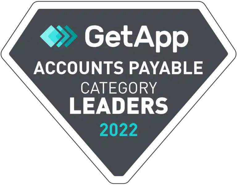 Category leaders in the accounts payable space for 2020 listed on Getapp.