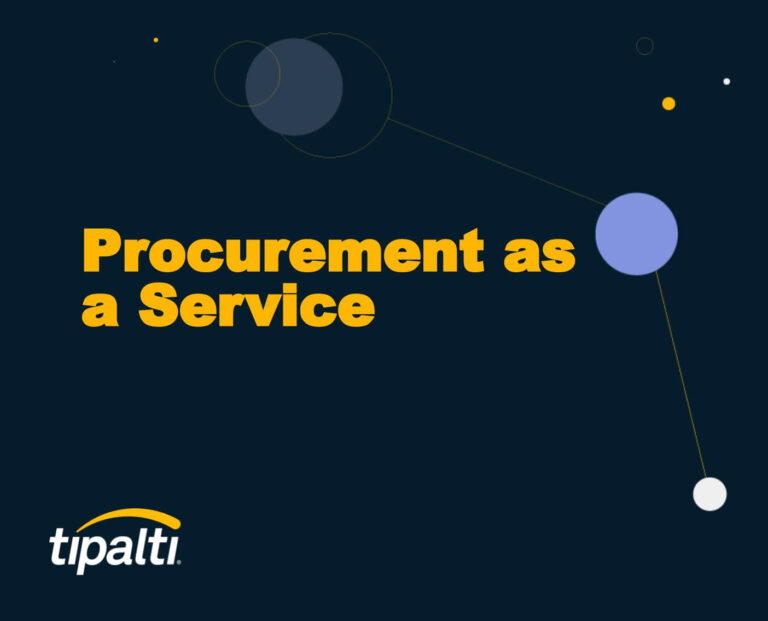 Procurement and finance collaboration platform as a service.