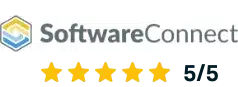 Software logo with five stars.