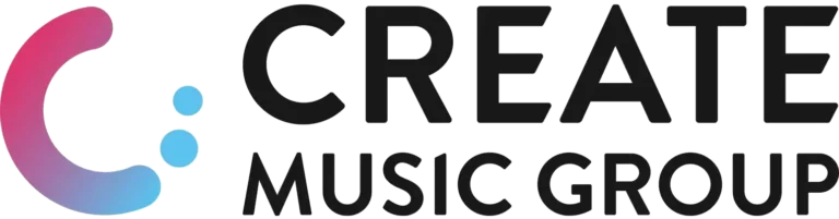 Create a fresh and captivating logo for a music group.