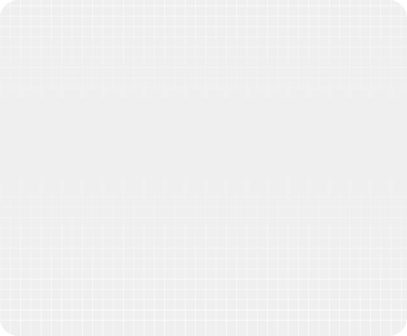 A blank, grey rectangular grid pattern on a white background with rounded corners.