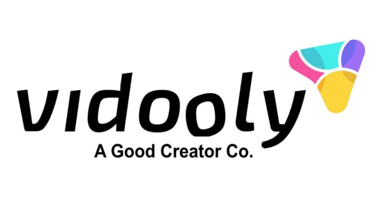 Logo of Vidooly with the tagline "A Good Creator Co." and a colorful triangular icon on the right.