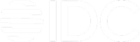 IDC logo featuring stylized horizontal lines forming a circular shape to the left of the bold letters "IDC" on a white background.