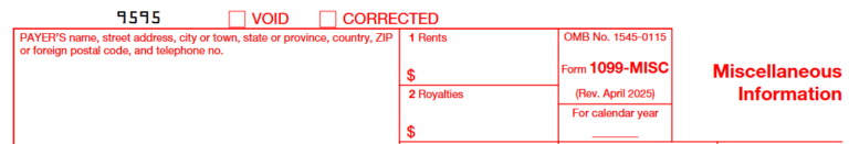 1099-MISC reporting requirements
