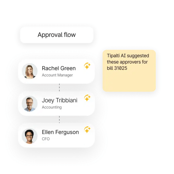 Tipalti marketplace onboarding approval flow