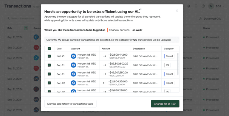 Statement Treasury AI cash flow forecasting bank connectivity